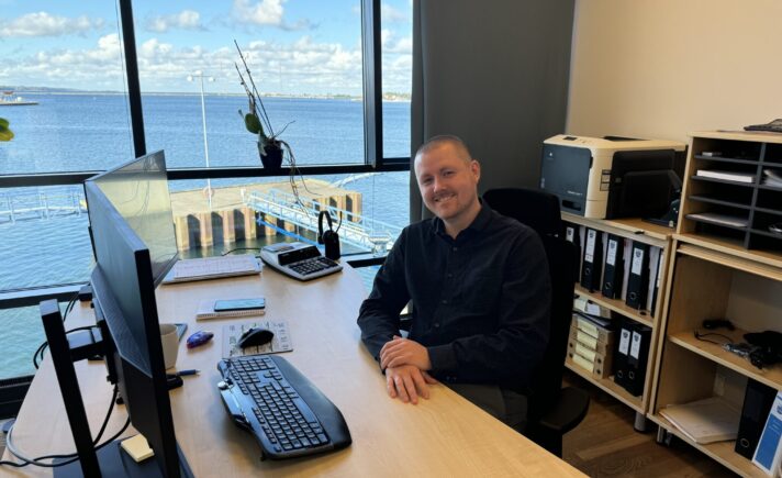 Jonas Nielsen er ny økonomi- og regnskabsmedarbejder i Kalundborg Havn.